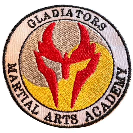 Iron On Gladiator Crest - Embroidered
